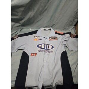 Y2k MENS  Auto Motive Button Up VINTAGE